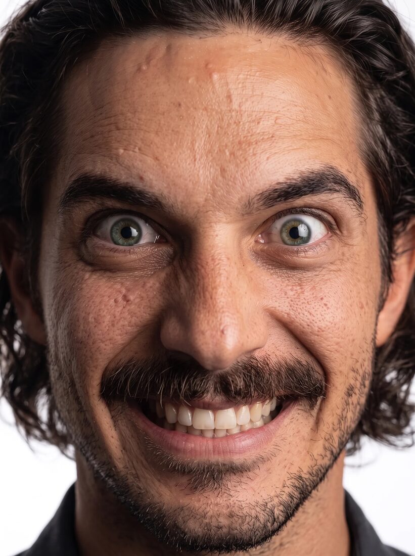 Enrique con cara de sorpresa